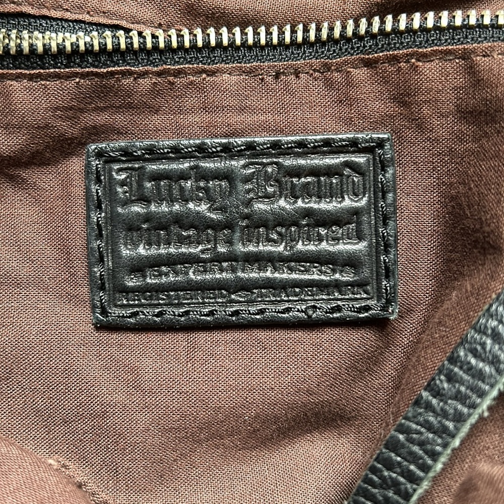 Lucky brand, black, hobo leather purse - Picture 11 of 11